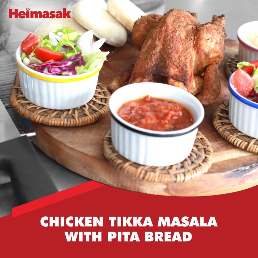 Chicken Tika Masala With Pita Bread