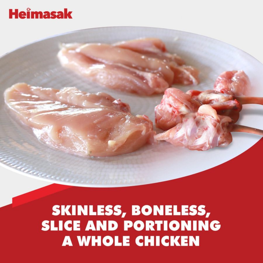 Basic Butcher How To Boneles A Whole Chicken (Skinless, Boneless, Slice And Portioning)