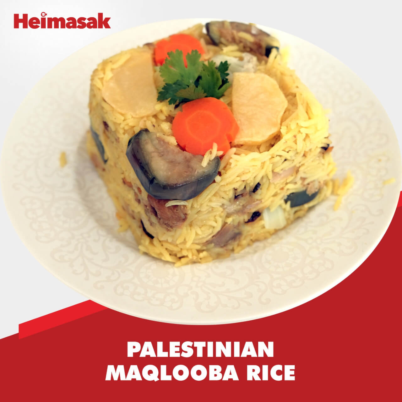 Heimasak – Firza – Palestian Maqlloba Rice