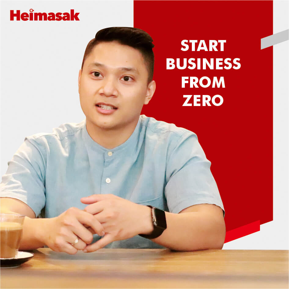 Heimasak – Pembicara – Start Business From Zero