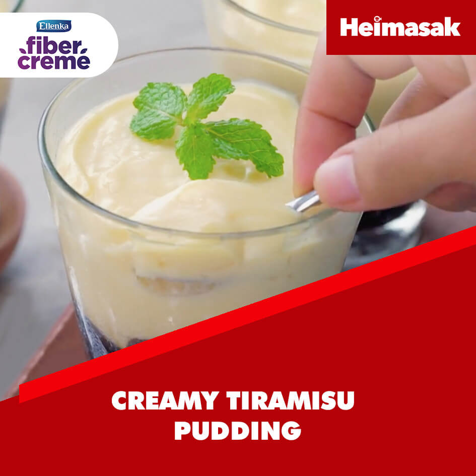 Heimasak – FiberCreme – Creamy Tiramisu Pudding