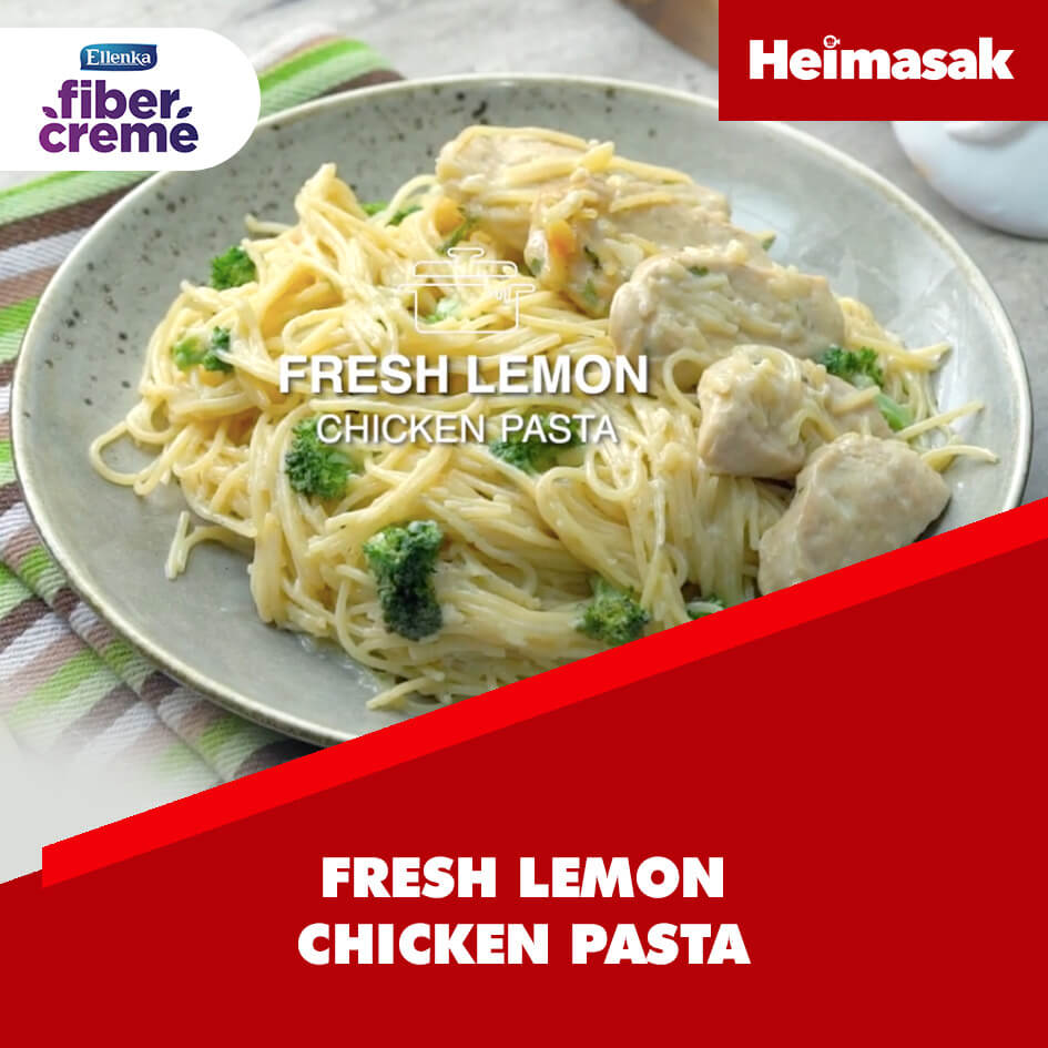 Heimasak – FiberCreme – Fresh Lemon Chicken Pasta