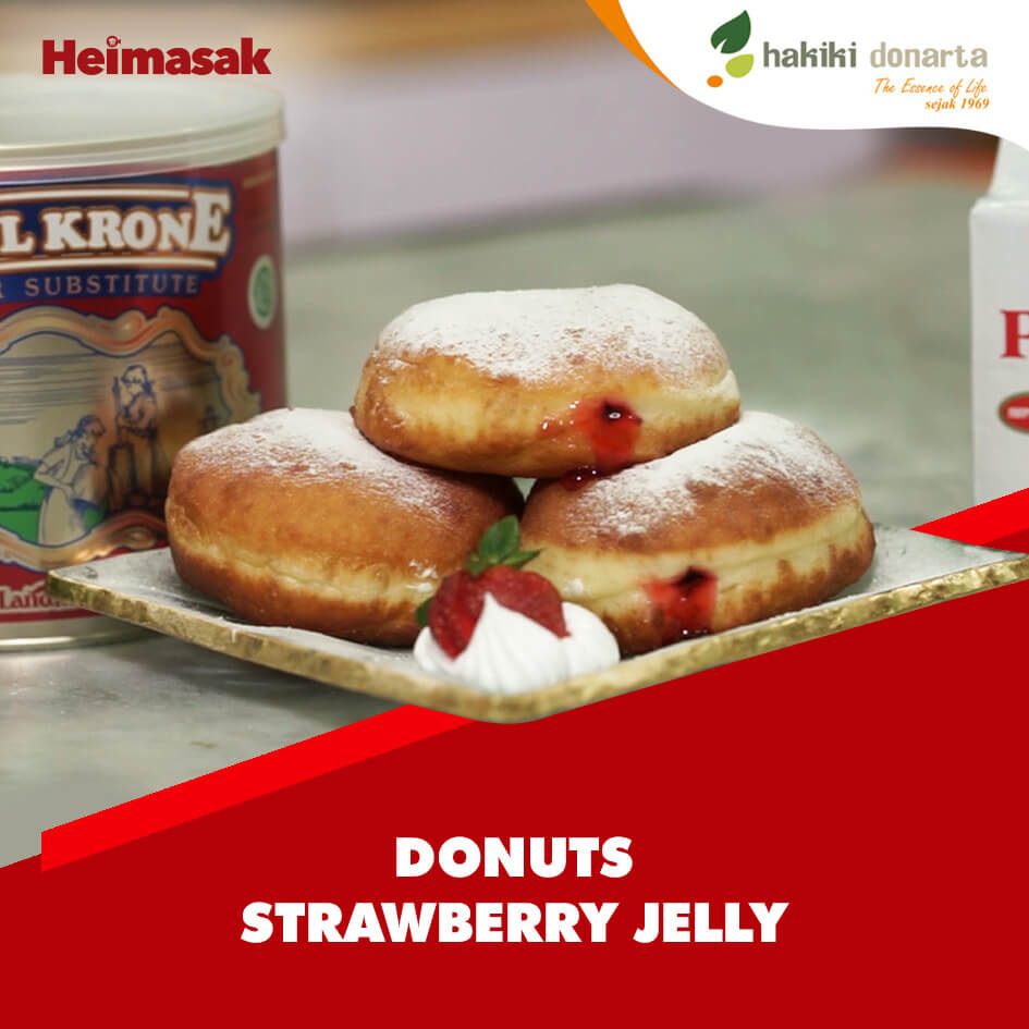 Heimasak – Hakiki Donarta – Donuts Strawberry Jelly