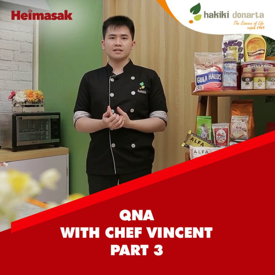 Qna With chef Vincent part 3