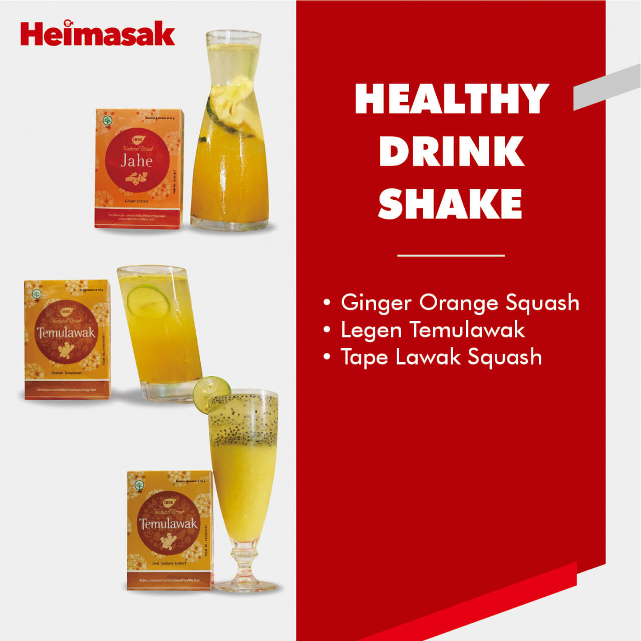 Heimasak – Jamu Iboe – Healthy Drink Shake